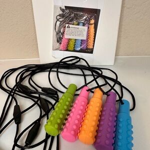 Silicone Multicolored Chewys - 5 Pack